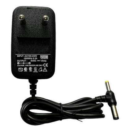 6V 1A DC Supply Power Adapter with DC & Sony Pin