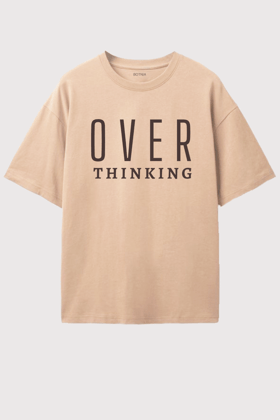 Over Thinking- Oversized T-Shirt-XS