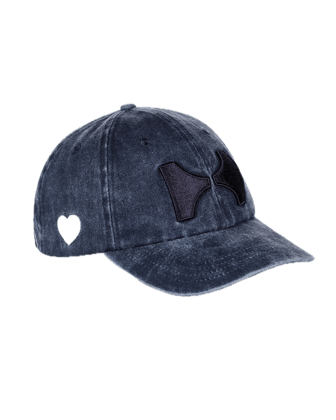 BASEBALL HAT DENIM UNSTRUCTURED- BLUE WASHED