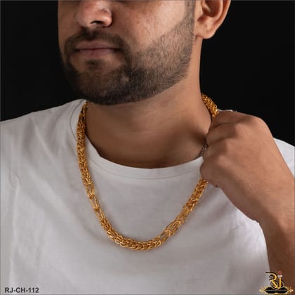 Premium Bahubali with Kadi Design Chain for Men CH-112-22 inch