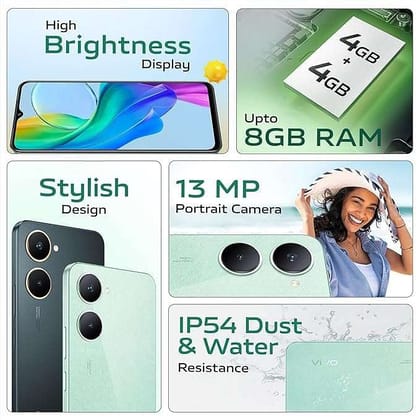 Vivo Y18i 4GB 64GB Gem Green-Vivo Y18i 4GB 64GB Gem Green