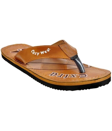 Cozy Wear Tan Slippers - None