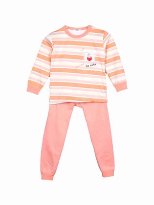 Albion Kids Girls Winter Orange Tracksuit