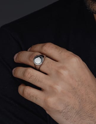 SIGNET 2.0 RING (SILVER)-S