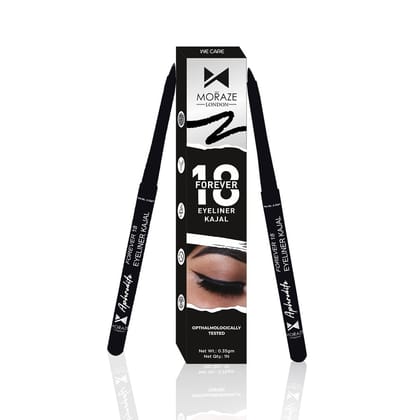 Moraze Eyeliner Cum Kajal For Women Long Lasting  Smudge Proof Pack Of 2-Moraze Eyeliner Cum Kajal For Women, Long Lasting & Smudge Proof, (Pack Of 2) - Default Title