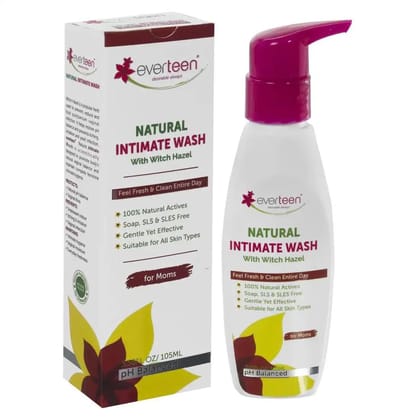 everteen Witch Hazel Intimate Wash for Moms - Natural Feminine Hygiene 105ml