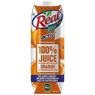 REAL ACTIVE 100 ORANGE JUICE 1LTR