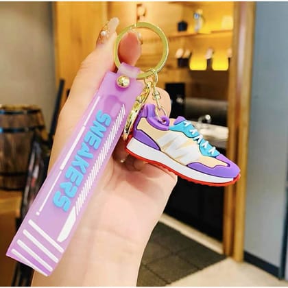 Sneakers Keychain - Purple - Single Piece