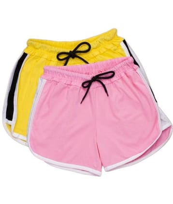 powermerc Cotton Hot Pants - Yellow Pack of 2 - None