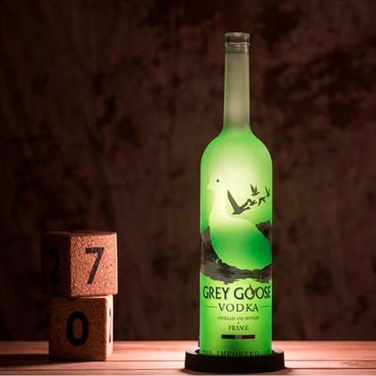 Grey Goose Inlit Lamp (Fl. Green)