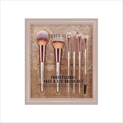 Swiss Beauty Professional Face & Eye Brush Set of 6