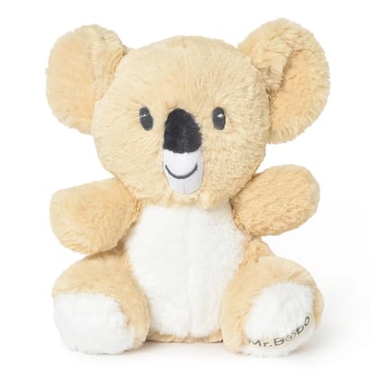 Showering Love Fur Beige Soft Toy Mr. Bobo Gift Box-20x18 cm / Beige