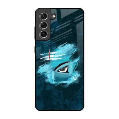 Power Of Trinetra Glass Case For Samsung Galaxy S21 FE 5G