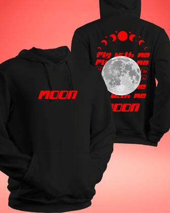 Moon Black Hoodie-XL