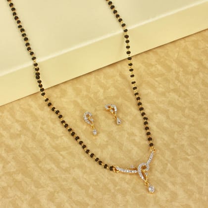 Unveiling Radiance Diamond Adorned Mangalsutra - SIA416657