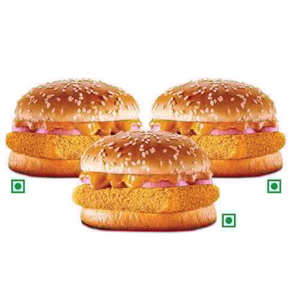 3 Veg Makhani Burst Burger,