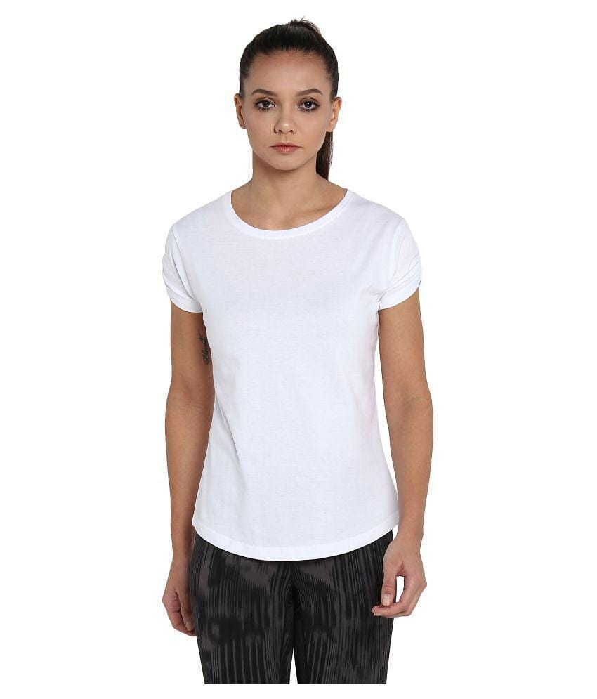Appulse Cotton White T-Shirts - L