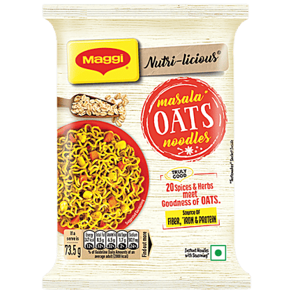 MAGGI Noodles - Nutri-Licious Masala Oats, 73.5 g Pouch