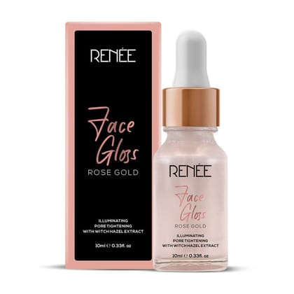 RENEE Face Gloss with Hyaluronic Acid, 10ml - Rose Gold