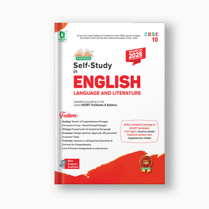 CBSE SELF-STUDY IN ENGLISH - 10-Grade 10 / English