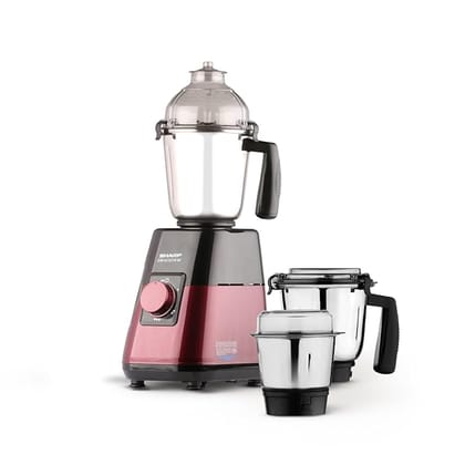 SHARP Mixer Grinder 1000W Powerful Copper Motor I 3 speed  Pulse I 3-Jar I Auto cut-off I Leakproof and Airtight Lid-SHARP Mixer Grinder 1000W Powerful Copper Motor I 3 speed + Pulse I 3-Jar I Au