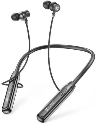 LYNE Rover 35 Neckband 50 Hours Music Time Enc Support Magnetic On or Off Bluetooth  (Black, In The Ear)