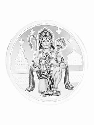 Hanuman Ji Silver Coin-10 gm