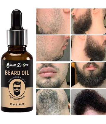 Smartdrops 30mL Promotes Beard Growth Beard Oil ( Pack of 1 )