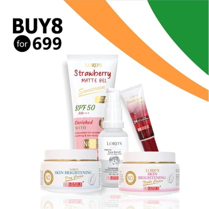 Buy 8 @ ₹699 – Skin Brightening Care Combo