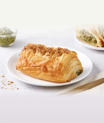 Roasted Veggie Pesto Croissant.