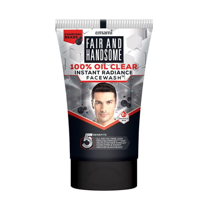 Fair And Handsome 100% Oil Clear Instant Radiation Face Wash, 50g