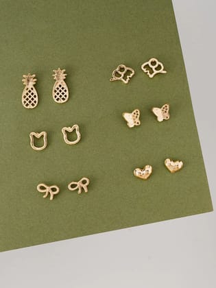 6 Pair Lili Stud earring