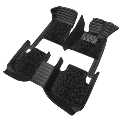 Autofurnish 9D Premium Custom Fitted Car Mats For Audi A5 Cabriolet - Black Black-Black Black