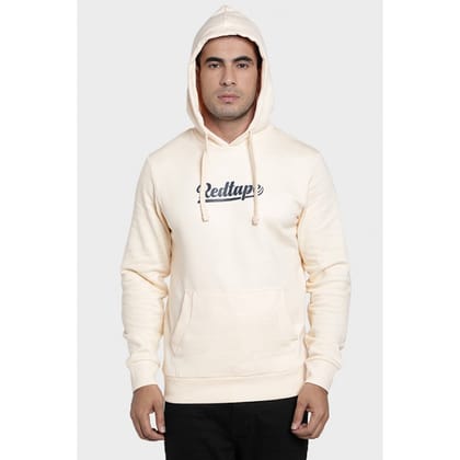 Mens Ecru Hoodie