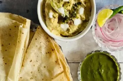 Malai Chaap With Rumali Roti