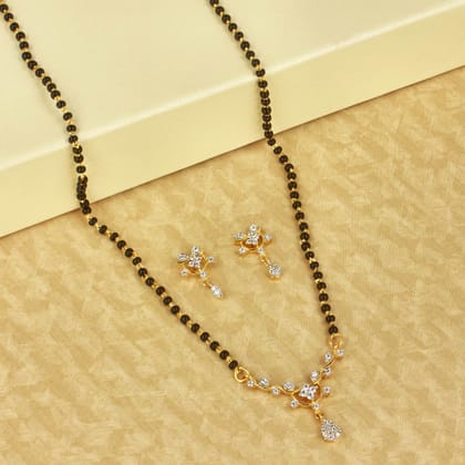 Shine Forever Diamond Studded Mangalsutra - SIA416664