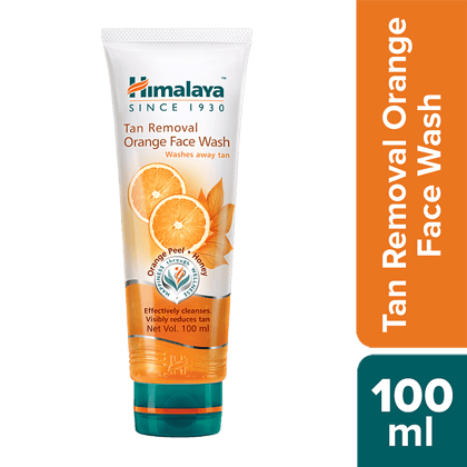 Himalaya Tan Removal Orange Face Wash, 100 Ml