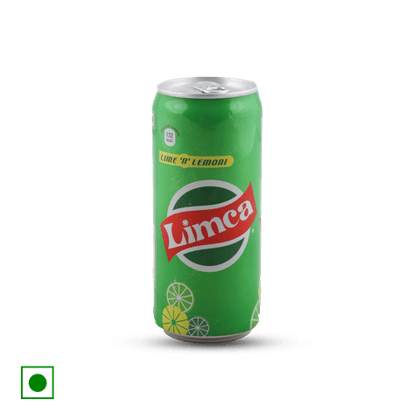 Limca Soft Drink - Lemon Flavor\, 300 ml Can