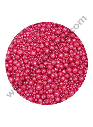 Cake Decor Sugar Candy - Mix Size Red Balls Candy - 500 gm