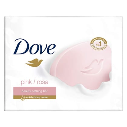 Dove Pink Rosa Beauty Bar - Soft, Smooth, Moisturised Skin (3 X 125 G)