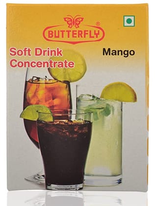 Soft Drink Concentrate, 30g (Mango)  by Butterfly Dessert Mixes and Bakery Needs.