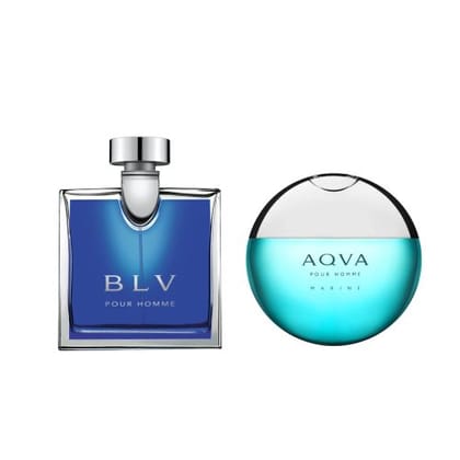 Bvlgari Aqua + Bvlgari Pour Homme Combo Giftset-50 ML