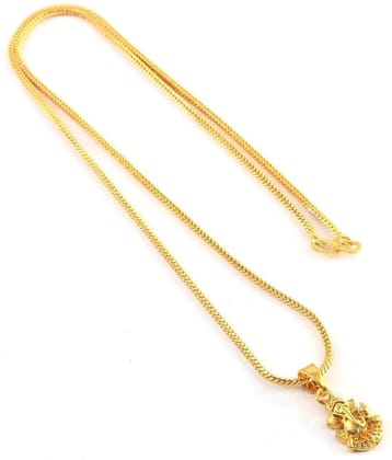 Jewar Mandi - Gold Pendant ( Pack of 1 ) - Gold