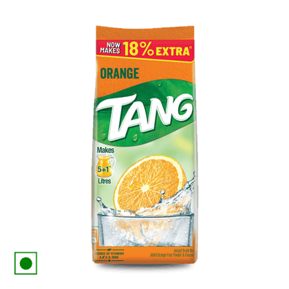 Tang Orange Instant Drink Mix Powder, 500 gm Pouch