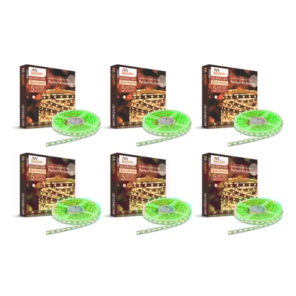 LED STRIP LIGHT 60 LED/Mtr. WITH DRIVER-Green / Pack of 6