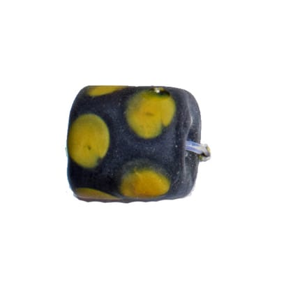 Beadwaala Handmade Fancy Lampwork Glass Beads For Jewelry Making. (Square) SFL-133-Per Packet 25 Pcs / 15X15 MM