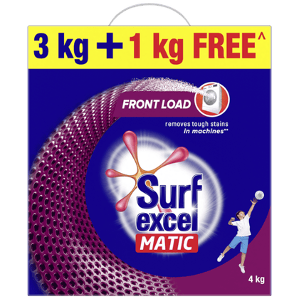 Surf Excel Matic Front Load Detergent Powder, 4 kg Pack