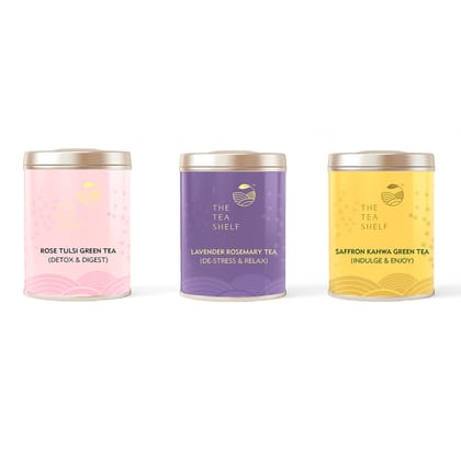 Destress Tea Bundle-50gm Loose Tea X 3 | 75  Servings