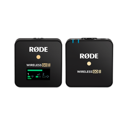 Rode Wireless GO II Single Channel Wireless Microphone System, BlackWireless Go II Single