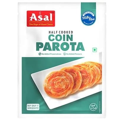 Asal Coin Parota - Half Cooked, 180 gm